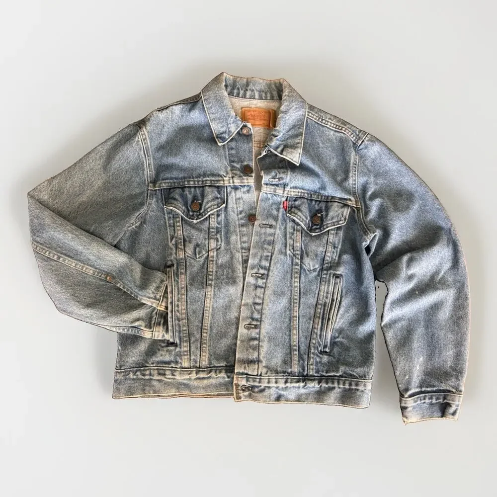 Vintage 80s Levis 70506 Denim Jacket 40 Made in USA Workwear Denim